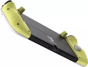 Hori Split Pad Compact hellgrau x gelb – Ergonomisches Design für langen Spielspaß