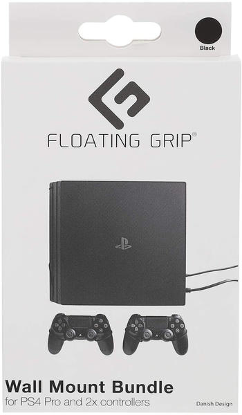 Floating Grip PS4 Pro Wall Mount - Wall Mount Bundle schwarz