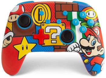 PowerA Nintendo Switch Enhanced Wireless Controller (Super Mario - Mario Pop)