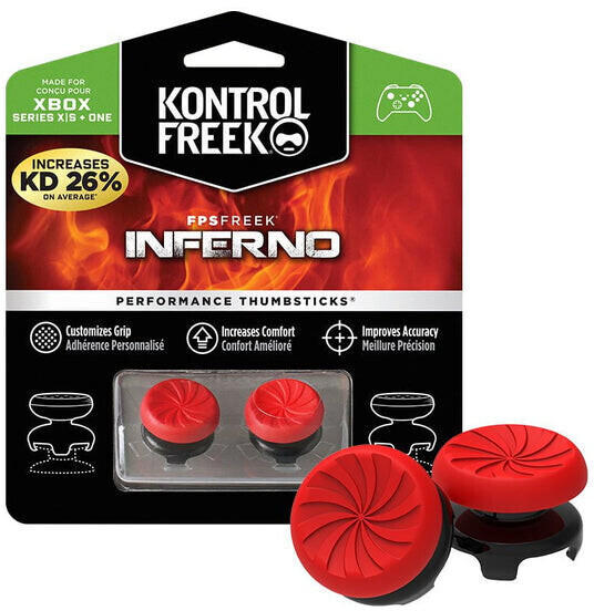 KontrolFreek Xbox Series X|S/Xbox One FPS Freek Inferno Performance Thumbsticks (4 Zinken)