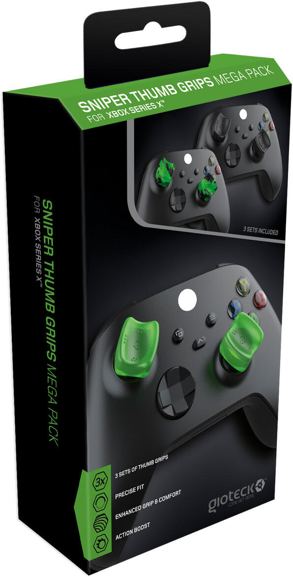 Gioteck Xbox Series X|S Sniper Thumb Grips Mega Pack Test TOP Angebote ab  12,82 € (April 2023)