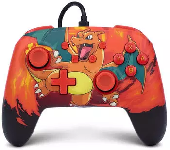 PowerA Nintendo Switch Enhanced Wired Controller (Pok&eacute;mon: Glurak Vortex)