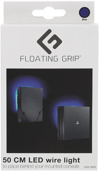 Floating Grip 50 cm LED wire light blau