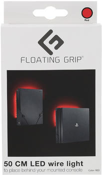 Floating Grip 50 cm LED wire light rot