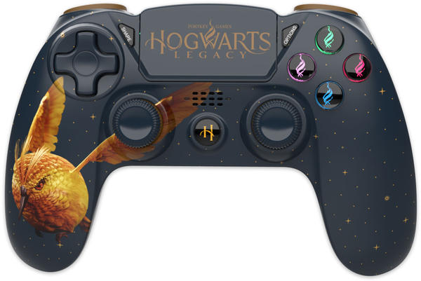 Freaks and Geeks Wireless PS4 Controller Hogwarts Legacy Golden Snidget