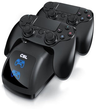 CSL PS4 Doppel Ladestation für PS4 Gamepads
