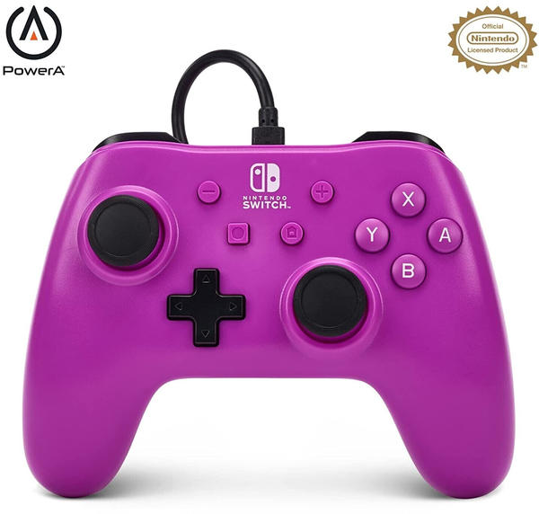 PowerA Nintendo Switch Wired Controller (Grape Purple)