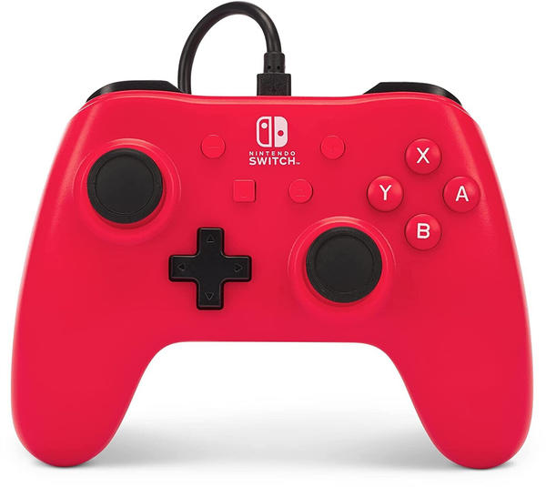 PowerA Nintendo Switch Wired Controller (Raspberry Red)