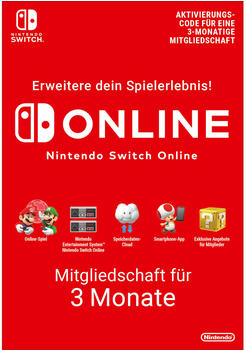 Nintendo Switch Online Mitgliedschaft für 3 Monate