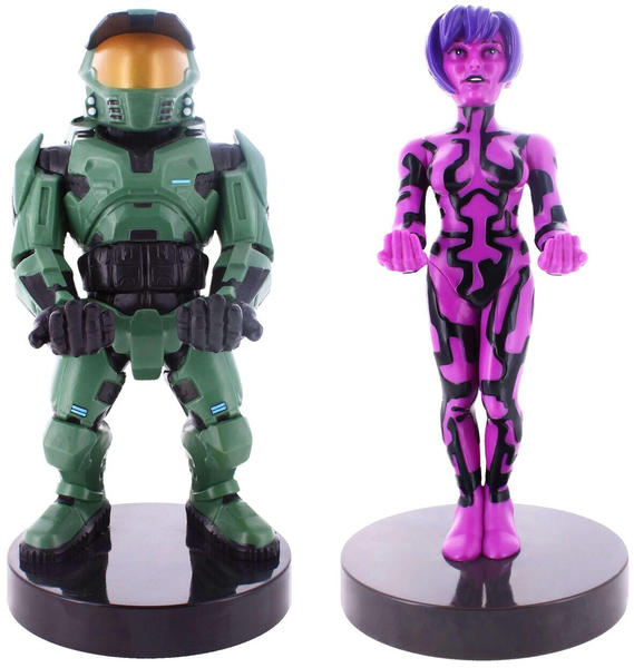 Exquisite Gaming Cable Guys - Phone & Controller Holder Halo Combat Evolved Master Chief & Cortana