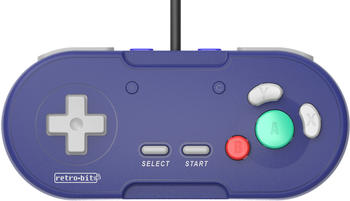 Retro Bit Legacy GC Wired Controller Indigo
