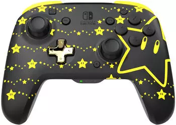 PDP Switch Rematch Glow Wireless Controller Super Mario: Stars Glow In The Dark