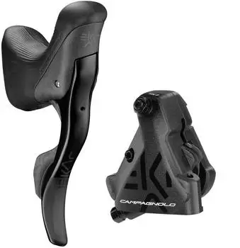 Campagnolo Ekar Ergopower Shift/right Lever With Disc Caliper 140 Mm Bremsen 13s Black
