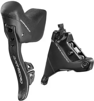 Campagnolo Super Record Wrl 160 Mm Linker Bremshebel Mit Elektronischem Schalthebel 12s Black