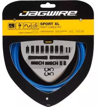 Jagwire Sport XL Schaltzugset 4000 mm blau 2021 Schalt- und Bremsseile