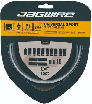 Jagwire 2X Sport Shift Schaltzugset f&uuml;r Shimano/SRAM silber 2021 Schaltz&uuml;ge & -h&uuml;llen