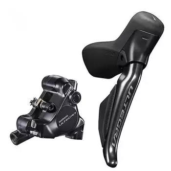 Shimano Ultegra Di2 Hidraulic Flat Mount 2x12s Vorderradbremse One Size Black