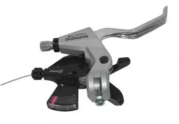 Shimano Altus St-m310 2050 Mm Rechter Bremshebel Mit Schalthebel 8s Silver / Black