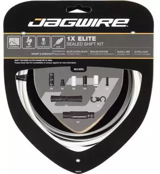 Jagwire 1x Elite Sealed Shift Kit, weiß