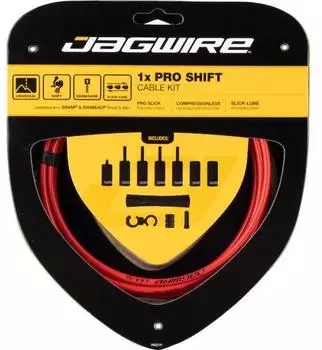Jagwire 1x Pro Shift Kit Schaltkabel-Set, rot