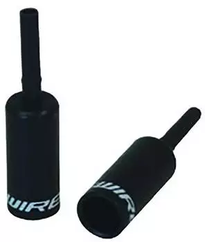 Jagwire Endkappen Lined für Schaltzugaußenhülle 4mm, schwarz, 50 Stück