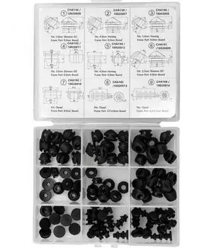 Jagwire Frame Plug Combo Box Rahmenstopfen, schwarz (CHA810)