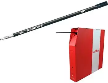 SunRace Schaltzughülle 5mm 50m, schwarz (OCSSP)