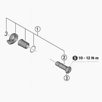 Shimano B-Achse Einheit für RD-M8250 Schaltwerk (Y3KA98060)