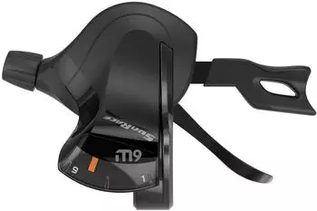 SunRace Trigger Schalthebel rechts 9-Gang, Aluminium, schwarz (DLM903.R900.0S0.HP)