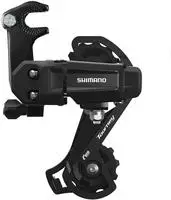 Shimano Tourney RD-TY200-GS 6/7-fach mit Haken Schwarz