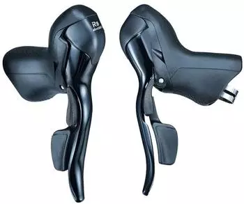 MicroShift R8 Road Dual Control Levers 2x8-Speed, schwarz (SB-R482)