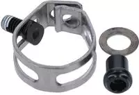 Shimano St-9000 Schelle Schalthebel, Silver/Black, 23,8-24,2 mm
