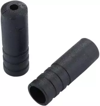 Jagwire Schaltzug-Endkappen 4mm, Nylon, schwarz, 100 St&uuml;ck
