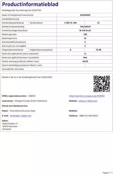 GoodRide Z 401 245/45 R18 100W XL