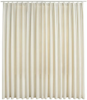 vidaXL Verdunkelungsvorhang mit Haken Samt Creme 290 x 245 cm (134519)
