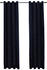vidaXL Verdunkelungsvorhänge mit Ösen 2 Stk. Samt Schwarz 140x245 cm (134490)