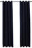 vidaXL Verdunkelungsvorhänge mit Ösen 2 Stk. Samt Schwarz 140x175 cm (134488)