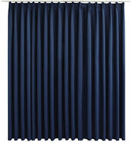 vidaXL Verdunkelungsvorhang mit Haken Blau 290 x 245 cm