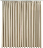 vidaXL Verdunkelungsvorhang mit Haken Beige 290 x 245 cm