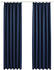 vidaXL Verdunkelungsvorhänge mit Haken 2 Stk. Blau 140x175cm (134454)