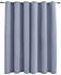 vidaXL Verdunkelungsvorhang mit Metallösen Grau 290 x 245 cm (134429)