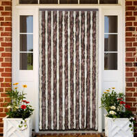 Vidaxl - Insektenschutz-vorhang Beige Und Hellbraun 90x200 Cm Chenille