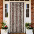 vidaXL Insektenschutz-Vorhang Beige und Hellbraun 90x200 cm Chenille (315121)