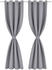 vidaXL Verdunkelungsvorhang mit Metallösen 270 x 245 cm Grau (132206)