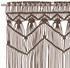 vidaXL Makramee Vorhang Taupe 140x240 cm Baumwolle (323982)