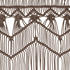 vidaXL Makramee Vorhang Taupe 140x240 cm Baumwolle (323982)