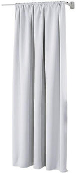 Woltu Thermovorhang mit Kräuselband 135x175cm weiß