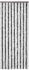 vidaXL Insektenschutz-Vorhang Grau und Weiß 90x200 cm Chenille (315124)