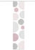 Visions Home Wohnideen Flächenvorhang Borden rose 60x260 cm (708304166)
