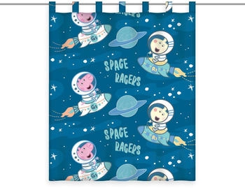 Herding Fertiggardine Peppa Pig Wutz Glow 140x160 cm blau